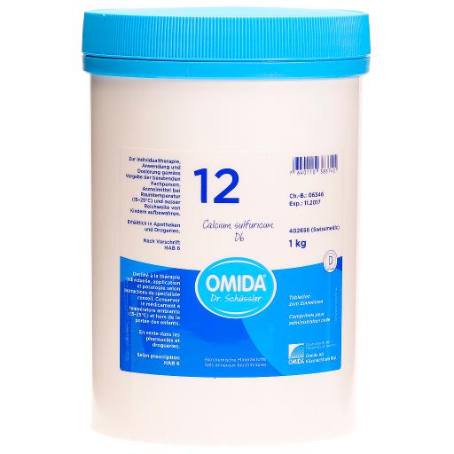 Omida Sch Ssler No Calcium Sulfuricum Tabletten D Dose G