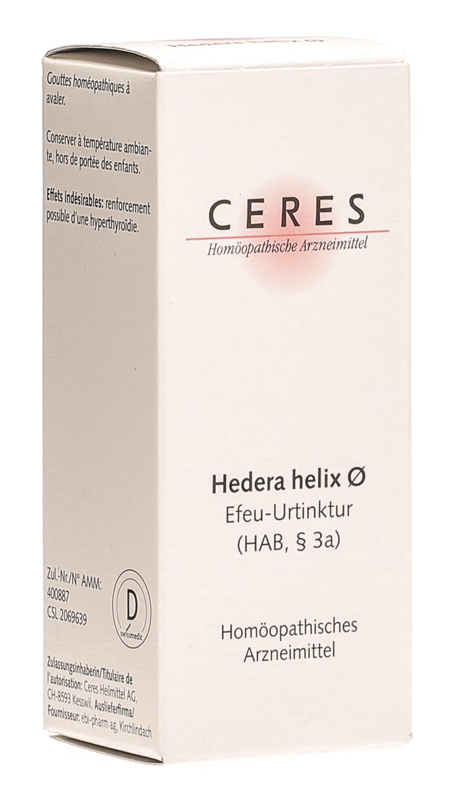Ceres Hedera Helix Urtinktur 20 ml | abilis.ch