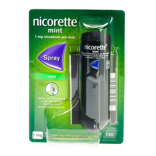 Nicorette Mint Spray 150 Dosen schnelle Wirksamkeit